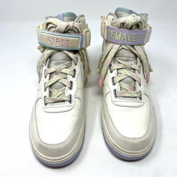 Nike Air Force 1 High Utility “Force is Female” Sail Lavender Mist 6.5 - Picture 2 of 10